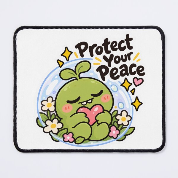 Item preview, Protect Your Peace - Self Love Affirmation Sticker designed and sold by Deepali Pathe.