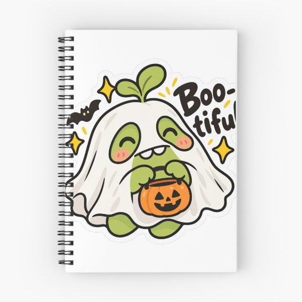 Item preview, Boo-tiful Ghost Frog - Cute Kawaii Halloween Sticker designed and sold by Deepali Pathe.
