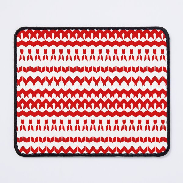Item preview, Bold Red and White Geometric Chevron Seamless Pattern designed and sold by Manyart13031992.