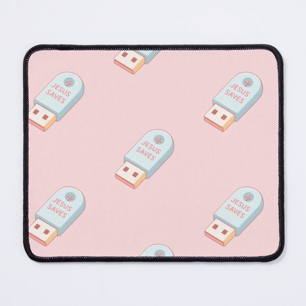 Item preview, Jesus Saves USB Flash Drive Pun – Cute Christian Illustration Design designed and sold by EatPrayLive.