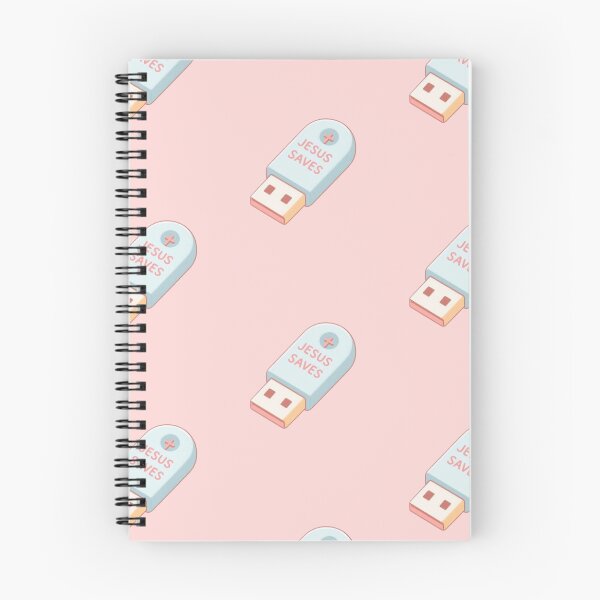 Item preview, Jesus Saves USB Flash Drive Pun – Cute Christian Illustration Design designed and sold by EatPrayLive.