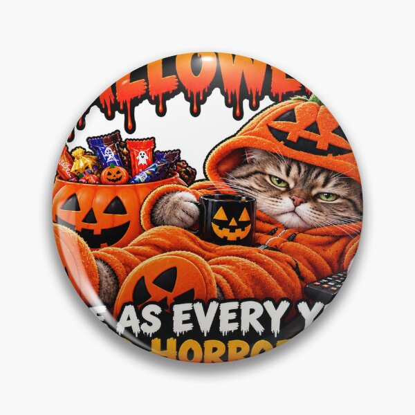 Item preview, My Plan For Halloween Funny Cat Pumpkin Costume T-Shirt Design designed and sold by KIDEnia.