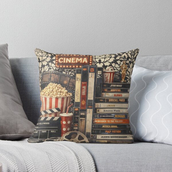 Item preview, Vintage VHS Cassette Stack Cinema Movie Poster designed and sold by Cine8.