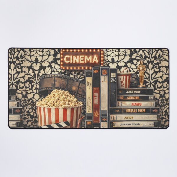 Item preview, Vintage VHS Cassette Stack Cinema Movie Poster designed and sold by Cine8.