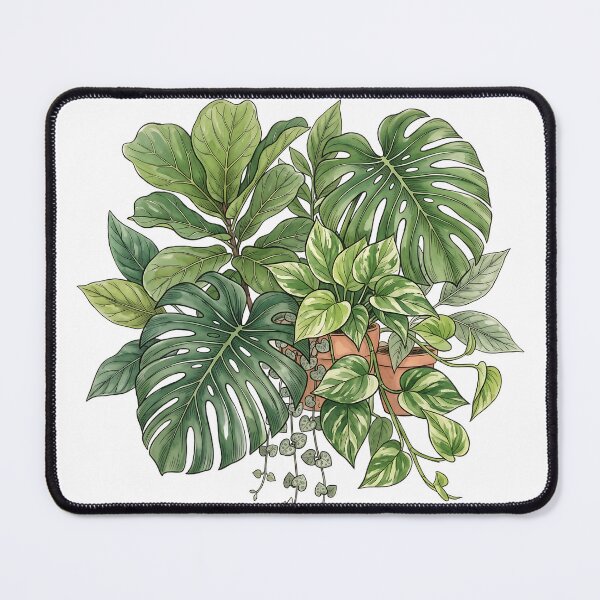 Item preview, Monstera and Pothos Houseplant Botanical Art designed and sold by mindshocker.