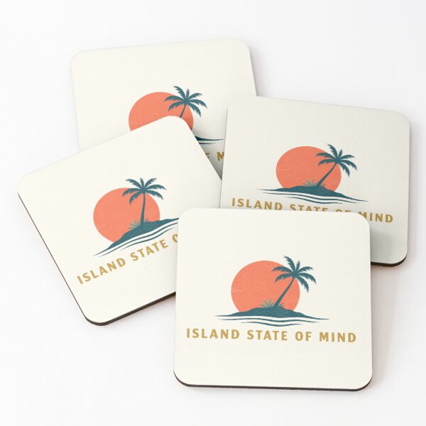 Item preview, Island state of mind with palm tree designed and sold by anytka.