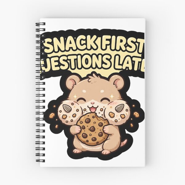 Item preview, Cute Hamster Stuffed Cheeks Hugging Cookie Sticker designed and sold by xiaoxiaochibi.