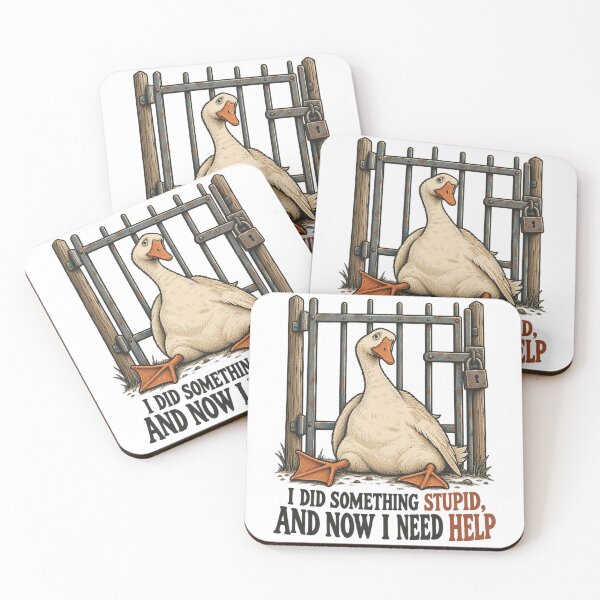 Item preview, I Did Something Stupid Goose designed and sold by bobcatmarty.
