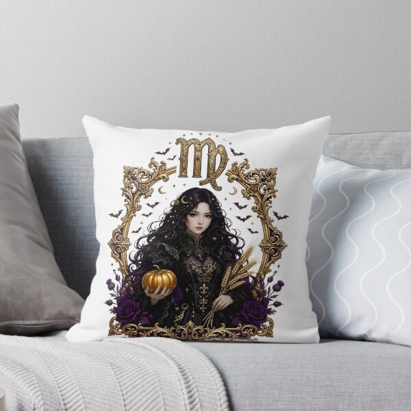Item preview, Virgo Elegant Gothic Frame Portrait designed and sold by Zodiac Celestial Art.