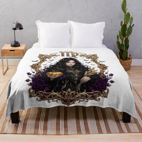 Item preview, Virgo Elegant Gothic Frame Portrait designed and sold by Zodiac Celestial Art.