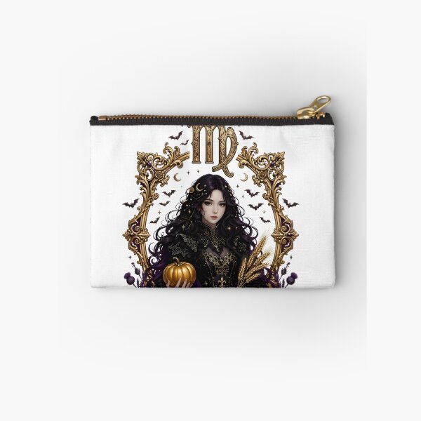 Item preview, Virgo Elegant Gothic Frame Portrait designed and sold by Zodiac Celestial Art.