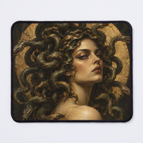 Item preview, Gorgon Queen – Dark Mythology Portrait designed and sold by ZYVARENNE.