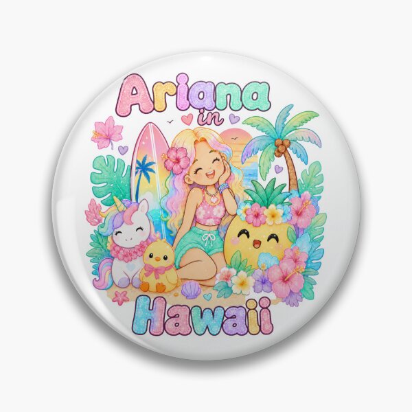 Item preview, Ariana Name Gift Kawaii Hawaii Pastel Fall designed and sold by TheChalkyFox.
