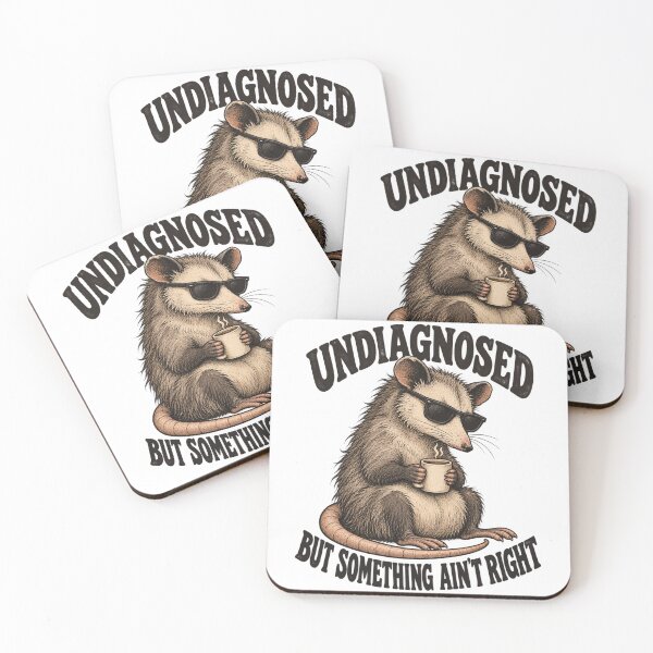Item preview, Undiagnosed But Something Ain’t Right Opossum designed and sold by bobcatmarty.