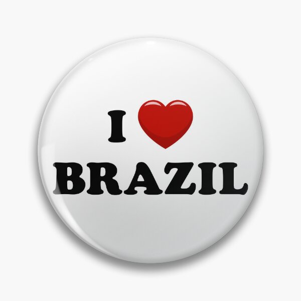 Item preview, I Love Brazil / I Heart Brazil (Black text with red heart) designed and sold by STUDIO-72.