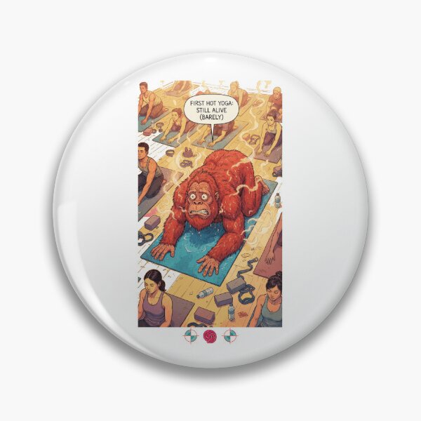 Item preview, First Hot Yoga Still Alive Barely Funny Orangutan Yoga Class T-Shirt designed and sold by Whimsy Trail Co.