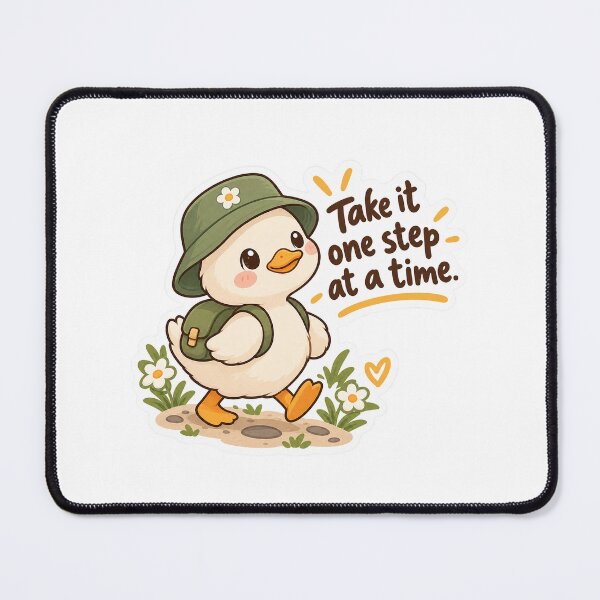 Item preview, Kawaii Cute Take It One Step at a Time designed and sold by amineshop.