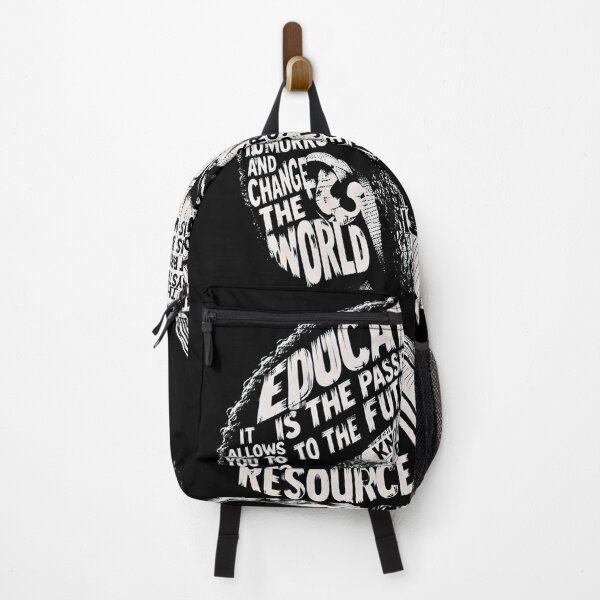 Item preview, Education Is the Passport to the Future – Typography Portrait designed and sold by Etch-art.