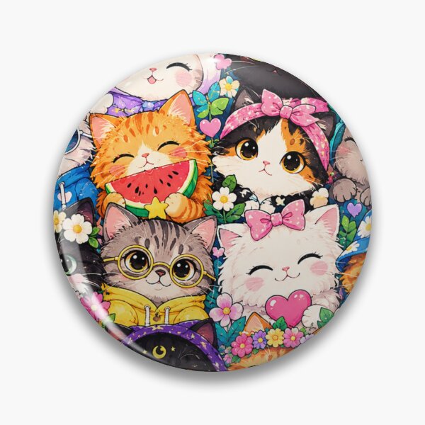 Item preview, Colorful Nordic Tropical Cat Pattern designed and sold by Aramdesing.