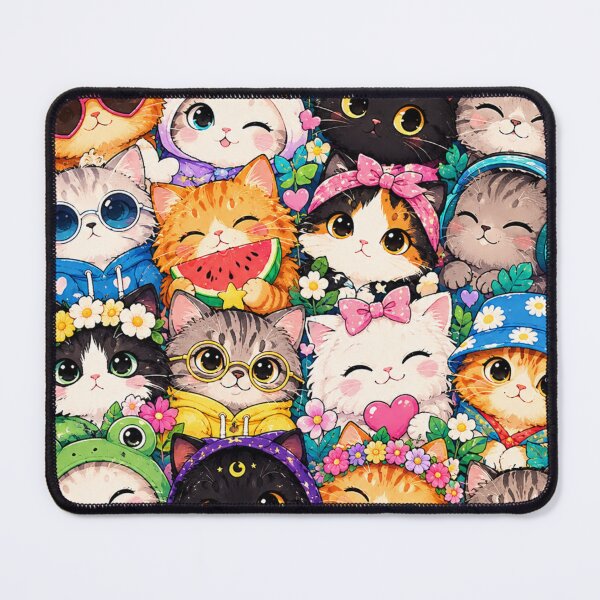 Item preview, Colorful Nordic Tropical Cat Pattern designed and sold by Aramdesing.