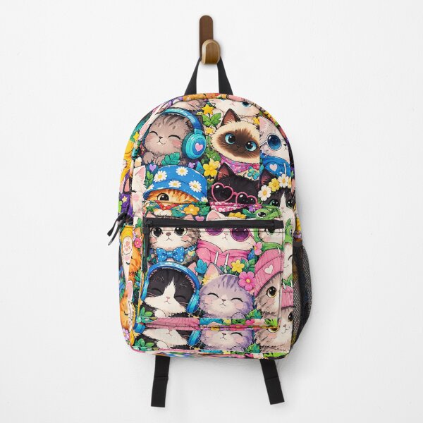 Item preview, Colorful Nordic Tropical Cat Pattern designed and sold by Aramdesing.