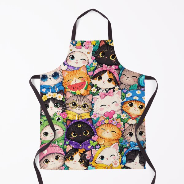 Item preview, Colorful Nordic Tropical Cat Pattern designed and sold by Aramdesing.