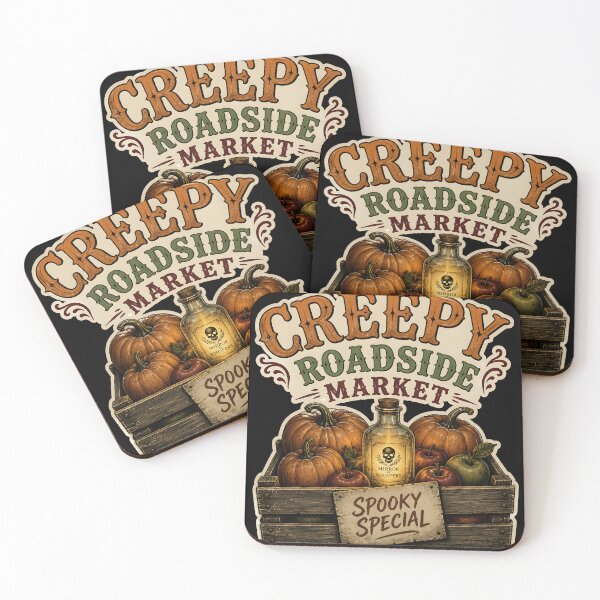 Item preview, Creepy Roadside Market Spooky Fall Farmers Stand Gift designed and sold by LiviuGligoros.
