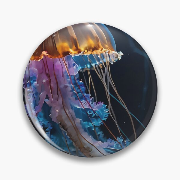 Item preview, Luminous Ocean Jellyfish Art designed and sold by ZahraaStudio.