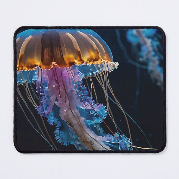 Item preview, Luminous Ocean Jellyfish Art designed and sold by ZahraaStudio.