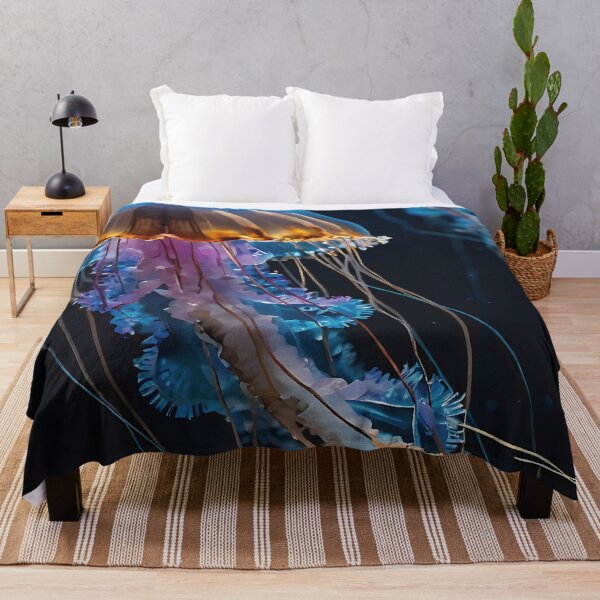 Item preview, Luminous Ocean Jellyfish Art designed and sold by ZahraaStudio.