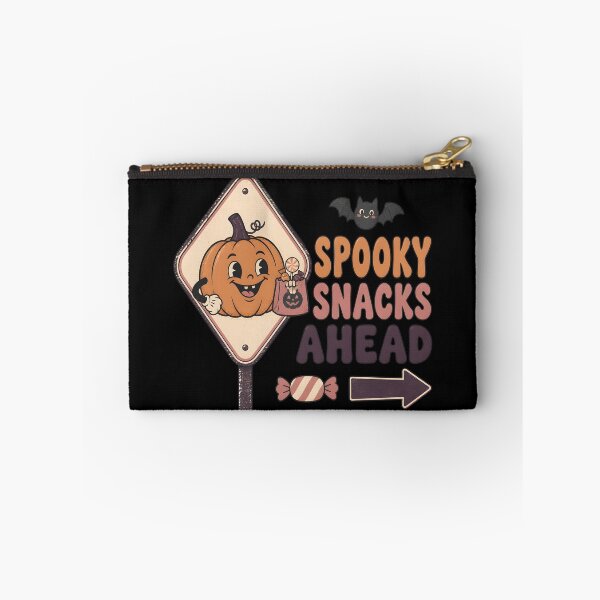 Item preview, Spooky Snacks Ahead Highway Sign Halloween Treat designed and sold by LiviuGligoros.