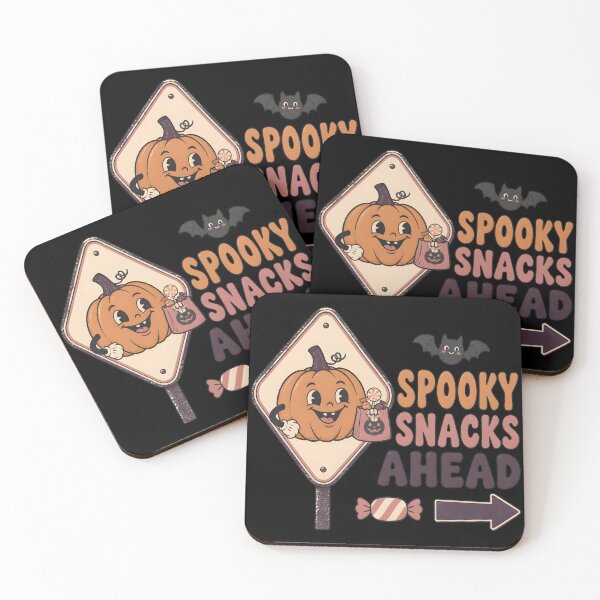 Item preview, Spooky Snacks Ahead Highway Sign Halloween Treat designed and sold by LiviuGligoros.