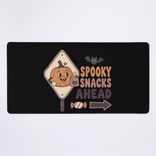 Item preview, Spooky Snacks Ahead Highway Sign Halloween Treat designed and sold by LiviuGligoros.