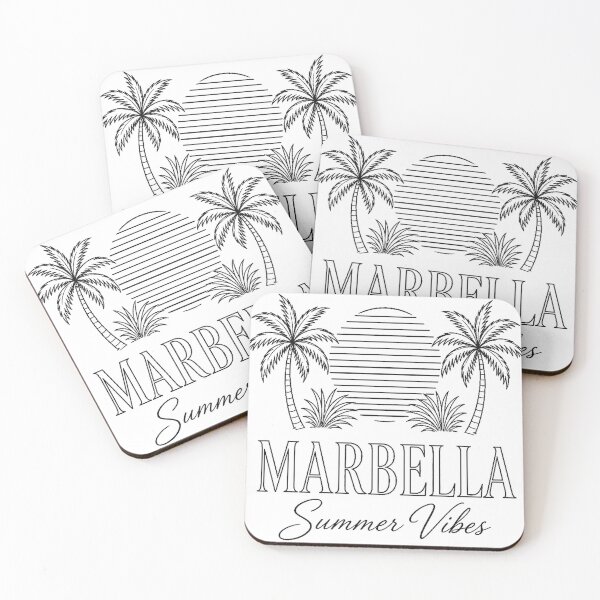 Item preview, Marbella Summer Vibes / Palm Trees Costa del Sol Vintage designed and sold by StudioPixelArts.
