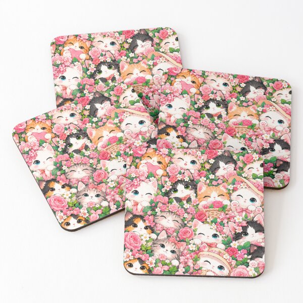 Item preview, Colorful Nordic Tropical Cat Pattern designed and sold by Aramdesing.