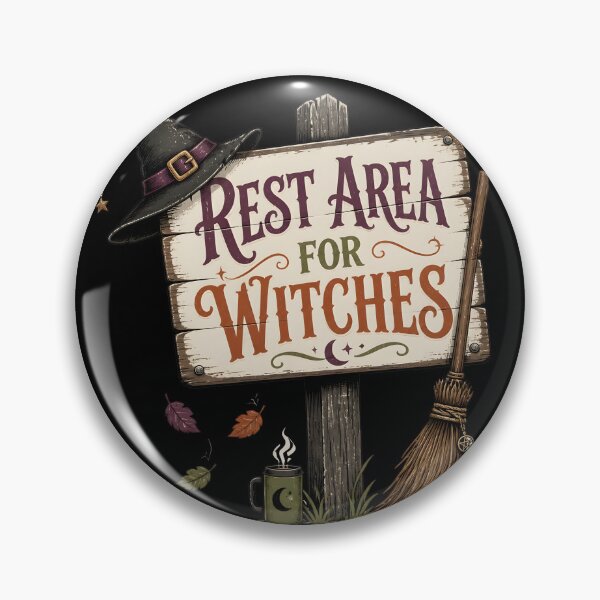 Item preview, Rest Area For Witches Magical Highway Sign Gift designed and sold by LiviuGligoros.