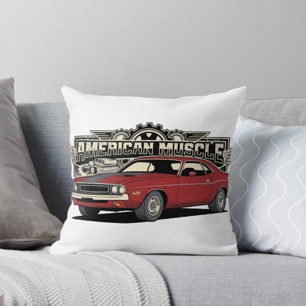Item preview, American Muscle Car Retro Badge Print designed and sold by AKDesign26.