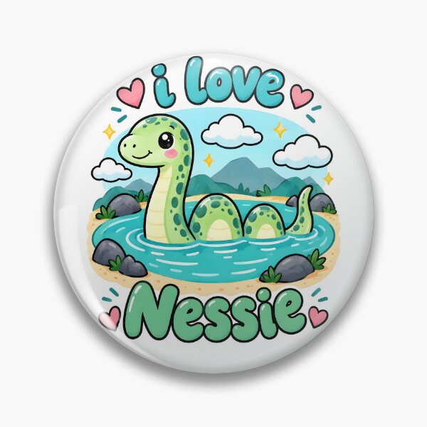 Item preview, Cute Kawaii Loch Ness Monster Art Print  designed and sold by Pure Craft.