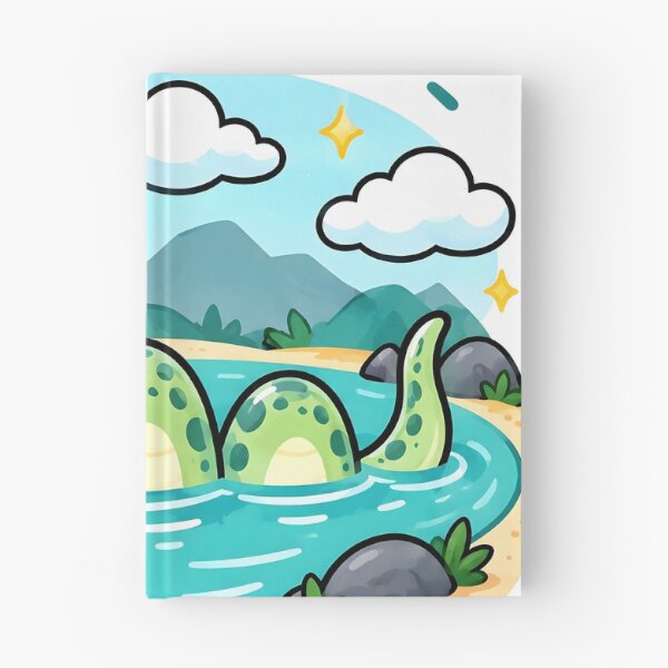 Item preview, Cute Kawaii Loch Ness Monster Art Print  designed and sold by Pure Craft.