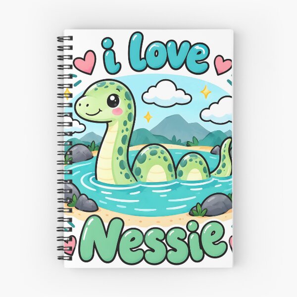 Item preview, Cute Kawaii Loch Ness Monster Art Print  designed and sold by Pure Craft.