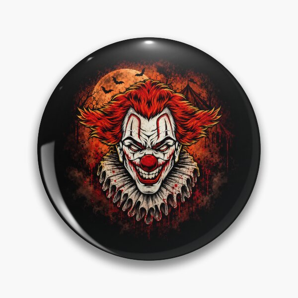 Item preview, Creepy Halloween Clown designed and sold by MadeByMira.