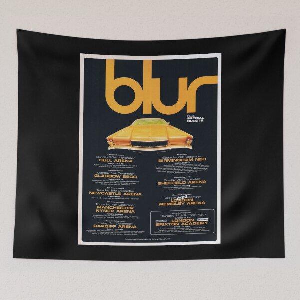 Item preview, Blur Original Custom Vintage Music Band Tee Unique Poster Wall Art designed and sold by Cool Robot Bro..