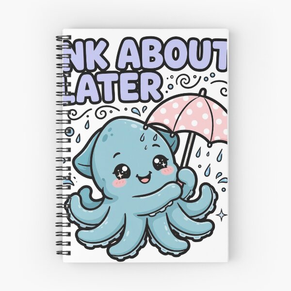 Item preview, Cute Baby Kraken Umbrella Ink About Later Sticker designed and sold by xiaoxiaochibi.