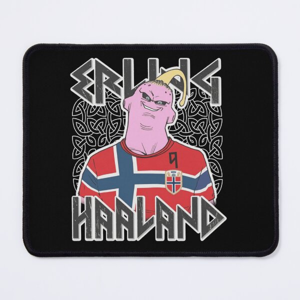 Item preview, Erling Haaland Norway Football Cartoon Design designed and sold by MichaelReed-Art.