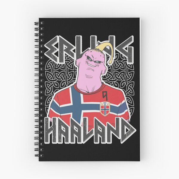 Item preview, Erling Haaland Norway Football Cartoon Design designed and sold by MichaelReed-Art.