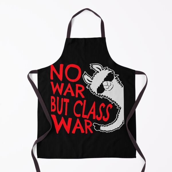 Item preview, No war but class war Political Llama Sunglasses Text designed and sold by shirt-o-mat.
