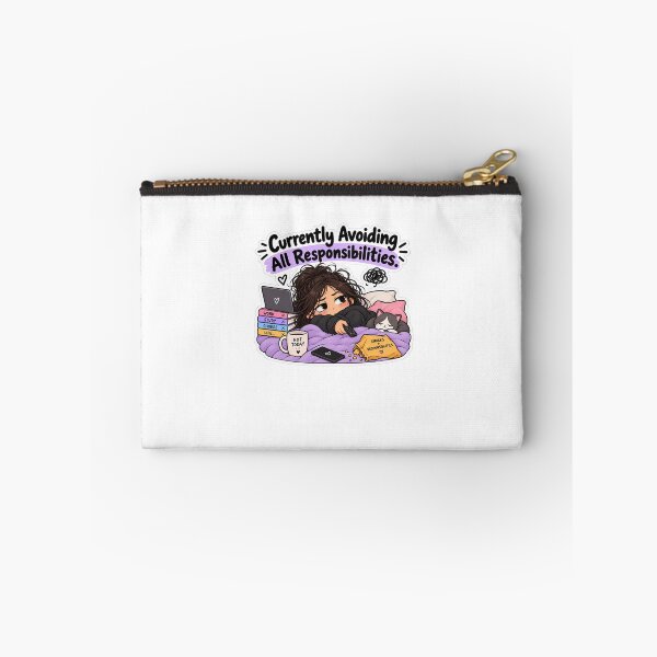 Item preview, Kawaii Cute Overthinker Girl Funny Quote designed and sold by amineshop.