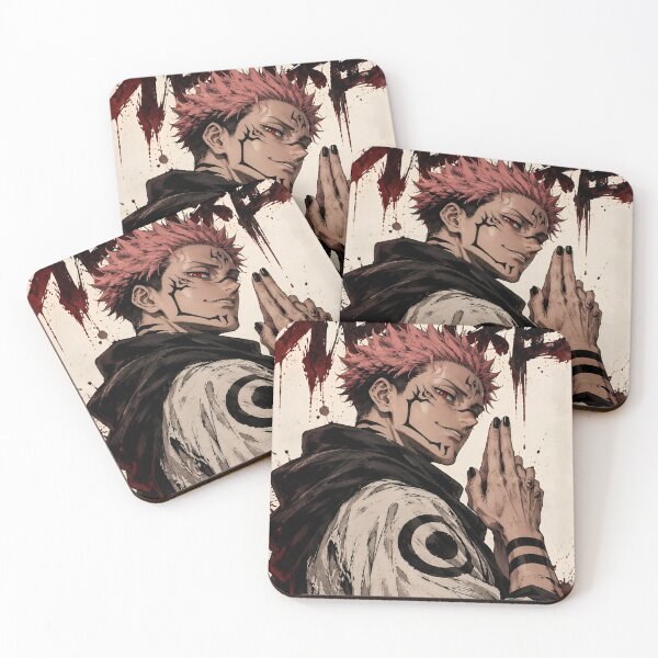 Item preview, Cursed King Warrior – Crimson Marked Dark Fantasy Anime Inspired Art designed and sold by Dyan4.
