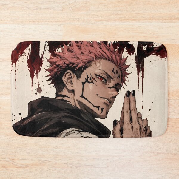 Item preview, Cursed King Warrior – Crimson Marked Dark Fantasy Anime Inspired Art designed and sold by Dyan4.