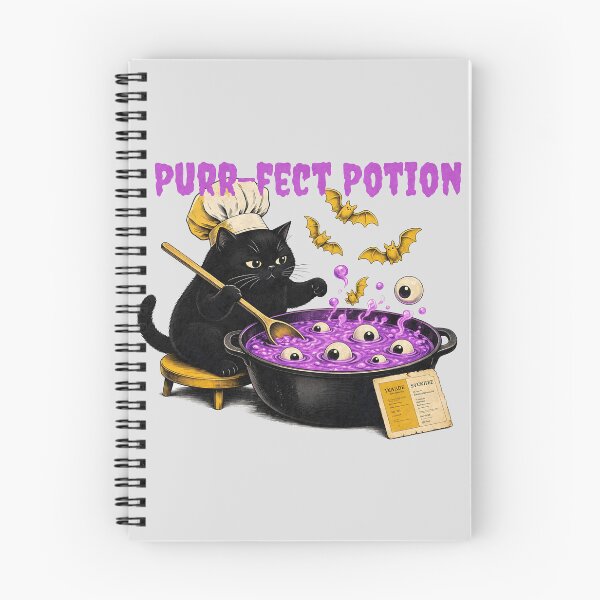 Item preview, Spooky Black Cat Potion Chef Halloween Witch Kitchen designed and sold by CraftyValley.